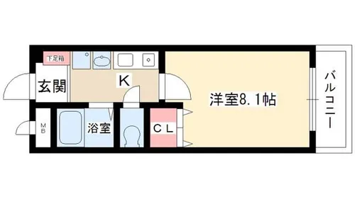 KDY-I【4階】の間取り