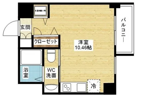 FEEL三国【9階】の間取り