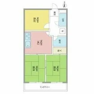 シティーハイム児玉【301号室】の間取り