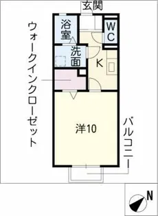 セントイースト【2階】の間取り