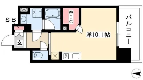 エスペランサ葵【1203号室】の間取り