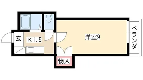 富士レイホービル第三【1階】の間取り
