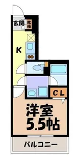 ディアレイシャス大須観音Ⅲ【6階】の間取り