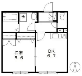 メゾンオアシス【1階】の間取り