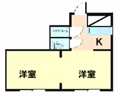 金山ハイホーム【6階】の間取り
