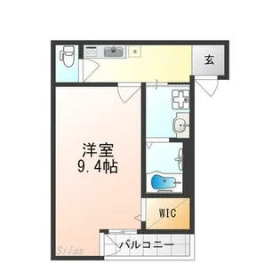 フジパレス住吉我孫子前Ⅲ番館【1階】の間取り