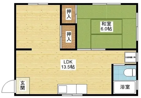 新大阪土井コーポ【2階】の間取り