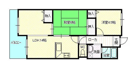 長楽ビル【303号室】の間取り