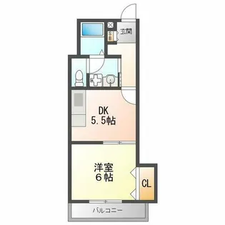 レオンハイツ【4階】の間取り