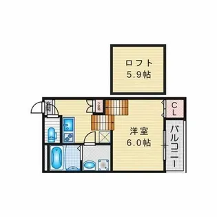 プランドールレガリア【2階】の間取り