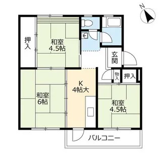 UR徳力【0840204号室】の間取り