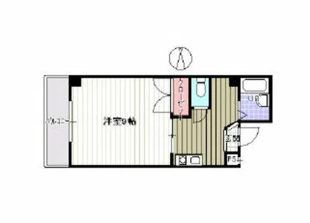 サンライズ明石【4階】の間取り