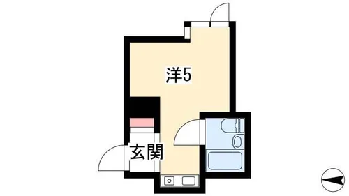 パリーマンション【4階】の間取り