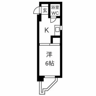 第5七福ビル【507号室】の間取り