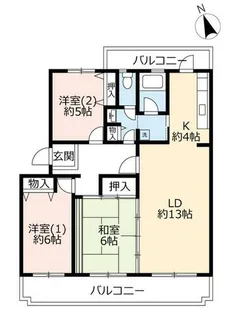 UR泉北城山台二丁【0120102号室】の間取り