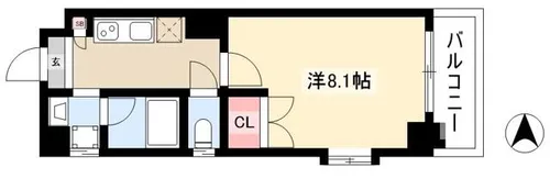 アールズヒルズ社台【301号室】の間取り
