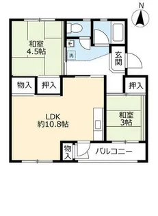 UR平城第二【0330504号室】の間取り