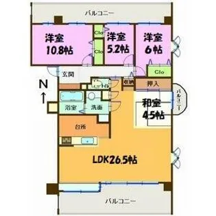 サムティレジデンス東山公園【2階】の間取り