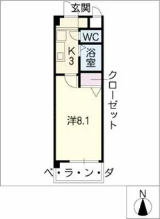 クレストコート【2階】の間取り