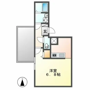S-RESIDENCE上前津【6階】の間取り