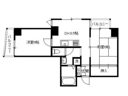 メゾンド勝山【3階】の間取り