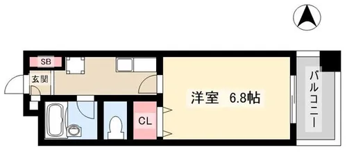 TKビル【703号室】の間取り