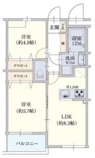 STEADY(ステディ)東大阪太平寺【3階】の間取り