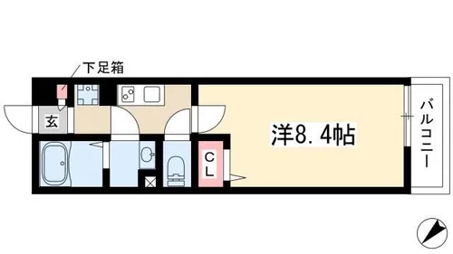 リブリ・植田西【2階】の間取り