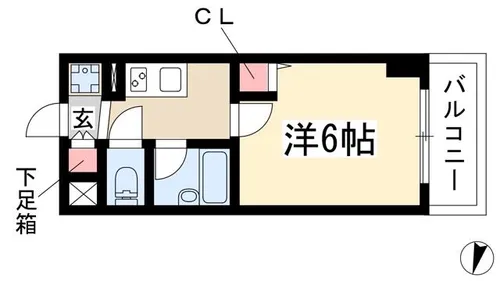 RIDGE堀田【904号室】の間取り