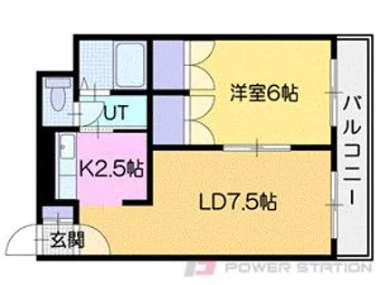 シャトーリバティ【1階】の間取り