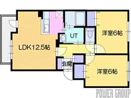 アフロディーテⅣ【3階】の間取り