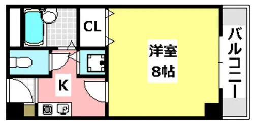 メゾン・ド・ヴィレ茨木【5階】の間取り