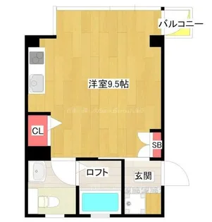 セレブコート朝潮橋【4階】の間取り
