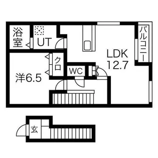 フォレストメゾン高嶋【2階】の間取り