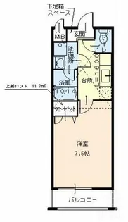 ポプラーレ狭山【1階】の間取り