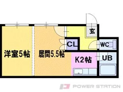 クレドールマンション【4階】の間取り