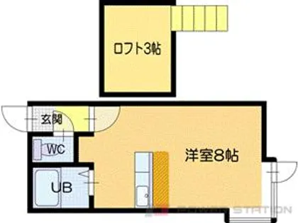ラフォーレ壱番館【2階】の間取り