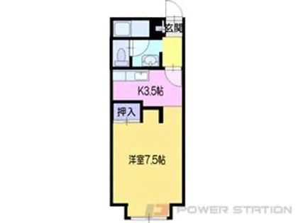 カトレア文京台【1階】の間取り