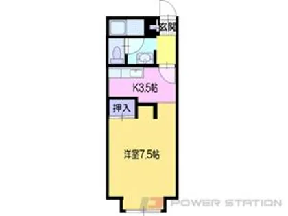 カトレア文京台【1階】の間取り