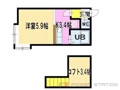 ティアラ文京台クラブハウス【2階】の間取り