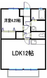 三船ハイツ【B206号室】の間取り