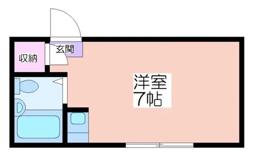 プラザ浜口【5階】の間取り