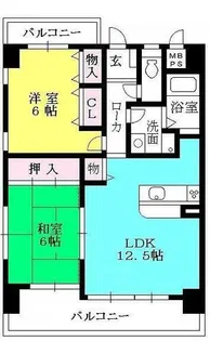 グランボヌール【2階】の間取り