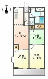 ライフパーク【3階】の間取り