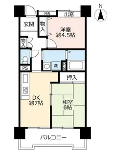 URアーバンラフレ白壁【0010504号室】の間取り