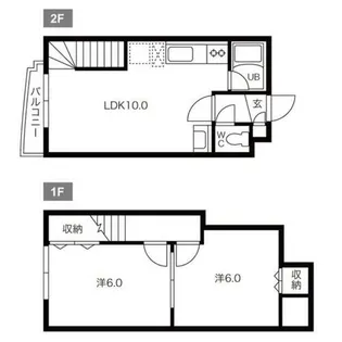 パルコート澄川【1階】の間取り