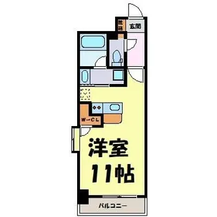 RAFFLE OZONE【8階】の間取り