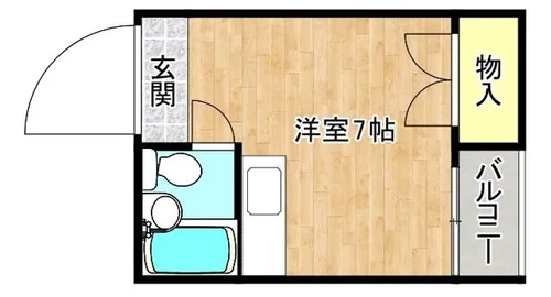 大阪府大阪市生野区巽西2丁目【マンション】の間取り