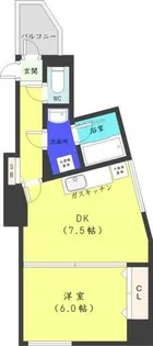 コートロティ大通【3階】の間取り