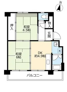 UR上高丸【0030405号室】の間取り